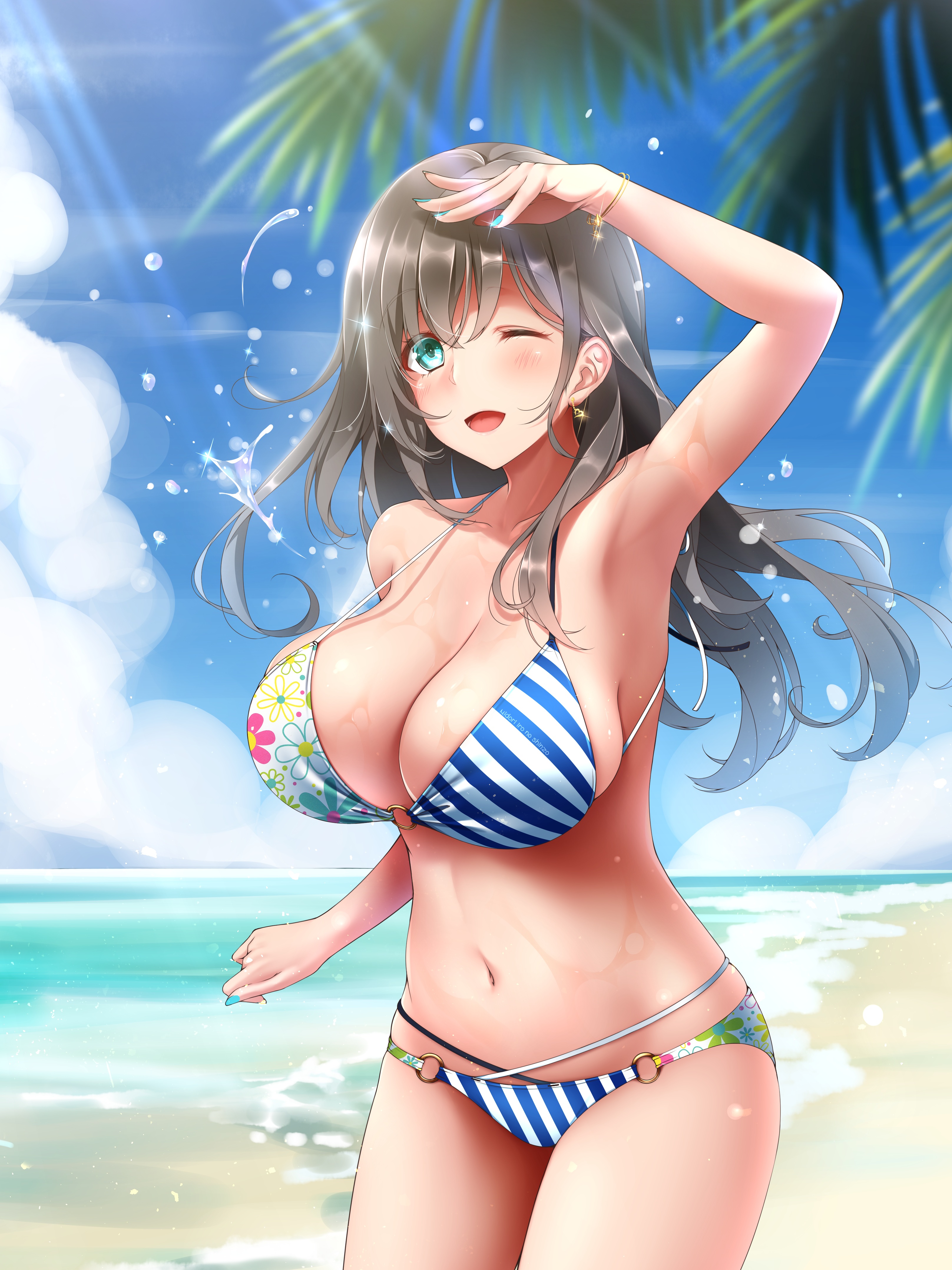 Midoriiro No Shinzou Bikini Cleavage Swimsuits Wet Yande Re My Xxx Hot Girl